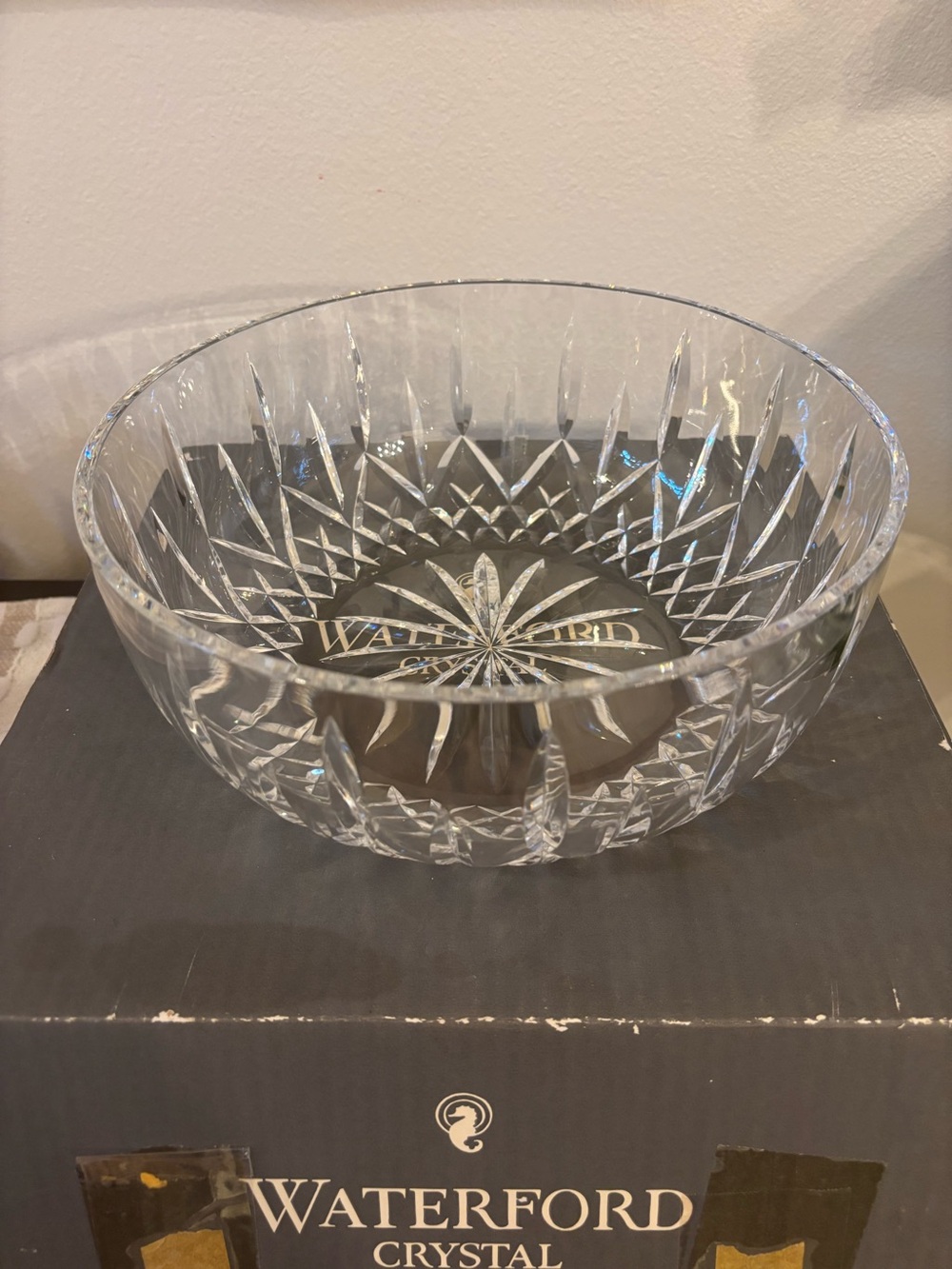 Waterford Crystal Lismore Serving Bowl with Box
